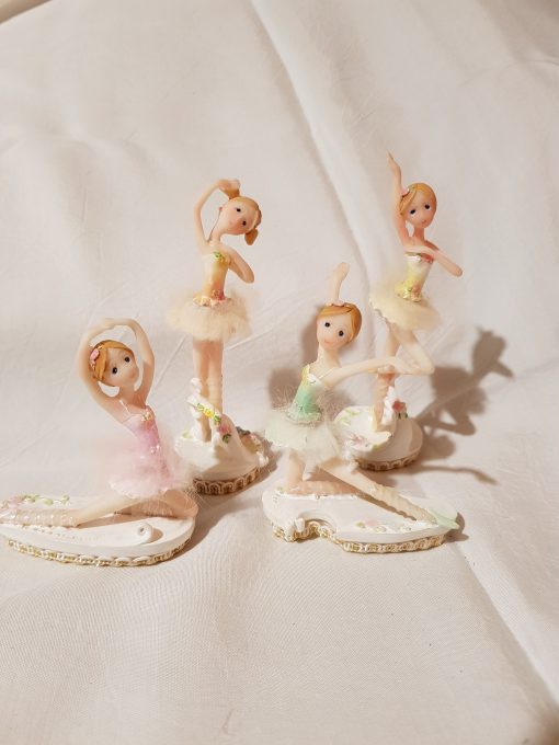 Ballerine Stilizzate in Ceramica in 4 Varianti Assortite